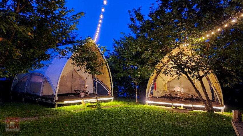 【新竹住宿】隱身在雲霧中白蘭部落豪華露營，一泊二食加迎賓小點，晚餐帶入民住民元素和食材，還有泰雅族獵徑尋根體驗~蟬說：霧繞 - 南人幫