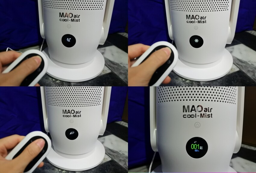 生活家電【白酷咪MAO air cool-Mist 3in1清淨保濕無葉風扇】無扇葉親子家庭必備！九段風速沁涼一夏！清淨空氣＋涼風扇＋室內保濕一台搞定 - Fresa芙芮莎♥莎旅憶食