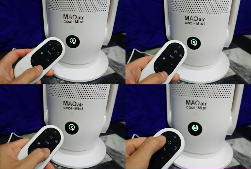 生活家電【白酷咪MAO air cool-Mist 3in1清淨保濕無葉風扇】無扇葉親子家庭必備！九段風速沁涼一夏！清淨空氣＋涼風扇＋室內保濕一台搞定 - Fresa芙芮莎♥莎旅憶食