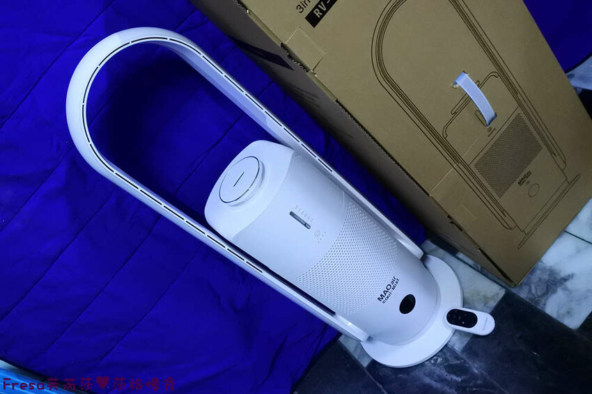 生活家電【白酷咪MAO air cool-Mist 3in1清淨保濕無葉風扇】無扇葉親子家庭必備！九段風速沁涼一夏！清淨空氣＋涼風扇＋室內保濕一台搞定 - Fresa芙芮莎♥莎旅憶食