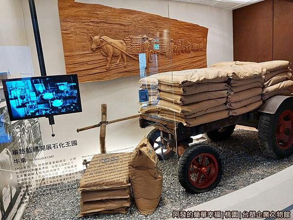 台塑企業文物館20-從用牛車載運一袋袋塑膠粉開始.jpg