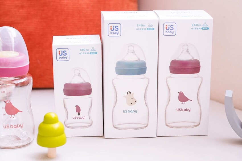 US baby優生嬰兒奶瓶 |新生兒奶瓶推薦，防脹氣、好拿握奶瓶挑選材質首選！ - 艾薇覓食趣