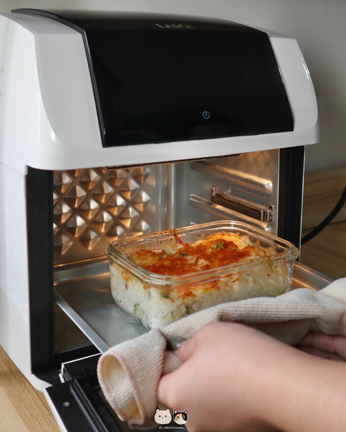 質感家電開箱|萊卡LAICA．全域溫控多功能氣炸烤箱， 烤箱氣炸二合一，觸控智能面板一按即可輕鬆料理!