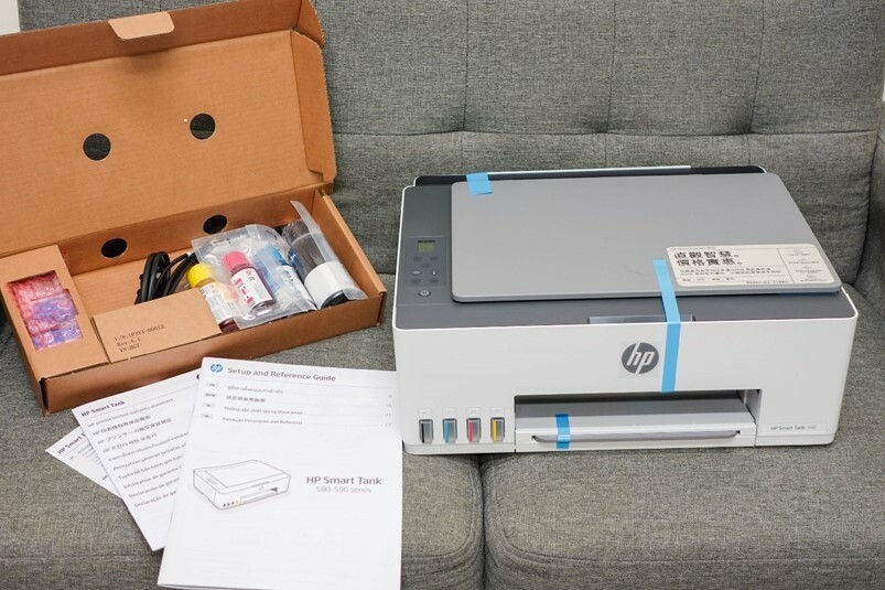 【開箱】HP Smart Tank 580 All-in-one印表機，快速方便高CP值，滿足家庭與工作室的需求！