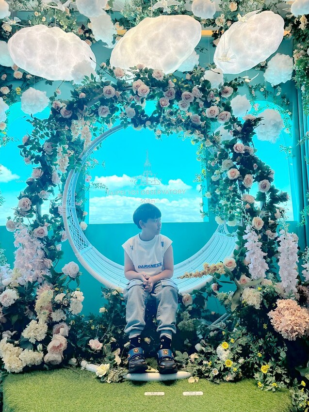 台北親子景點｜♥台北101F觀景台♥101F全新改裝,超夢幻雲端上的秘境花園、skyline天際線460、台北景點推薦