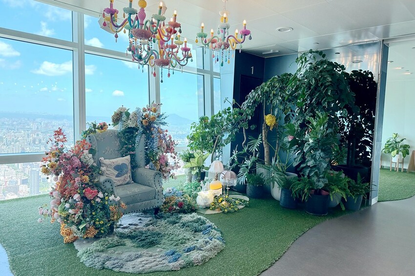 台北親子景點｜♥台北101F觀景台♥101F全新改裝,超夢幻雲端上的秘境花園、skyline天際線460、台北景點推薦