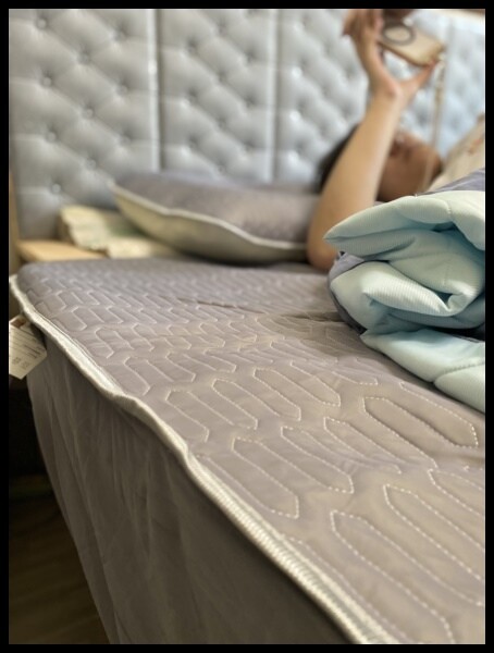 床包推薦【Hababy 環安家居】【泰國皇家乳膠涼蓆】舒適親膚透氣、觸感細緻,配搭高彈鬆緊帶 輕鬆包裹各種床