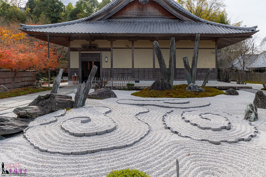 圓光寺|京都府日本–欣賞奔龍石庭的枯山水景色和十牛之庭的楓葉美景,庭園中的小地藏好可愛