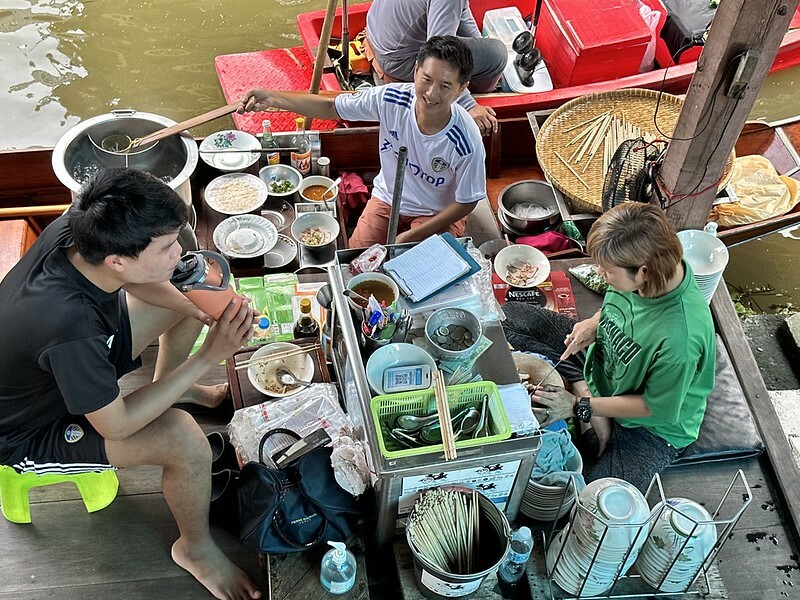 【亞洲，泰國，曼谷】曼谷近郊的水上市場～丹嫩莎朵水上市場（Damnoen Saduak Floating Market），疫情後終