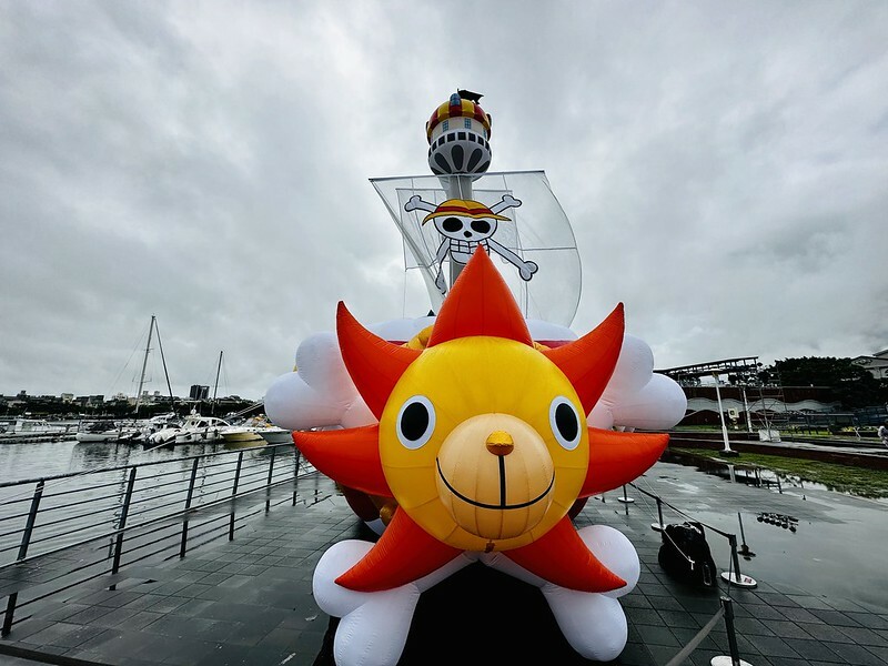 【台灣,台南市】海賊王的千陽號在安平,航海王ONE PIECE海潮慶典在台南安平遊憩碼頭登場。(9/8~10/29)