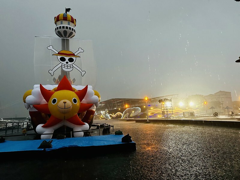 【台灣,台南市】海賊王的千陽號在安平,航海王ONE PIECE海潮慶典在台南安平遊憩碼頭登場。(9/8~10/29)