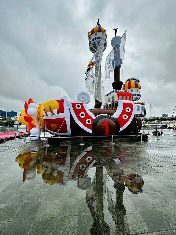 【台灣,台南市】海賊王的千陽號在安平,航海王ONE PIECE海潮慶典在台南安平遊憩碼頭登場。(9/8~10/29)