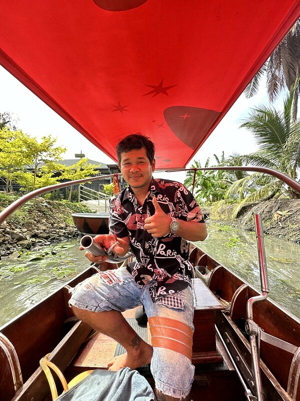 【亞洲，泰國，曼谷】曼谷近郊的水上市場～丹嫩莎朵水上市場（Damnoen Saduak Floating Market），疫情後終