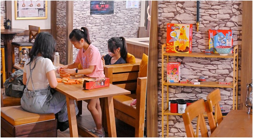 台中親子餐廳推薦 網友高分推薦台中密室逃脫遊戲室 沉浸RPG遊戲酒館/神不在場密室逃脫台中館