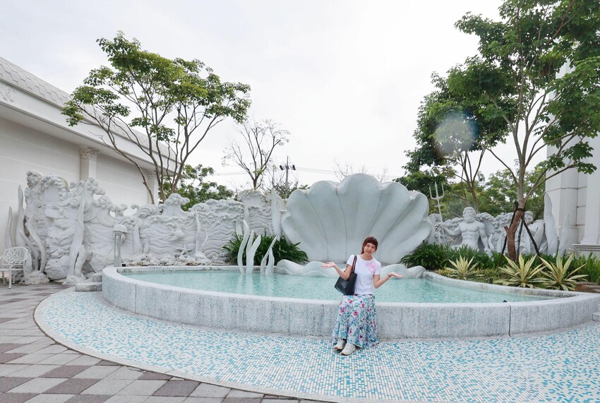 嘉義景點蓋婭莊園︱康倪時代美學生技園區，全台首座最美希臘城堡莊園.最美的廁所禮物盒.希臘神話場景網美拍