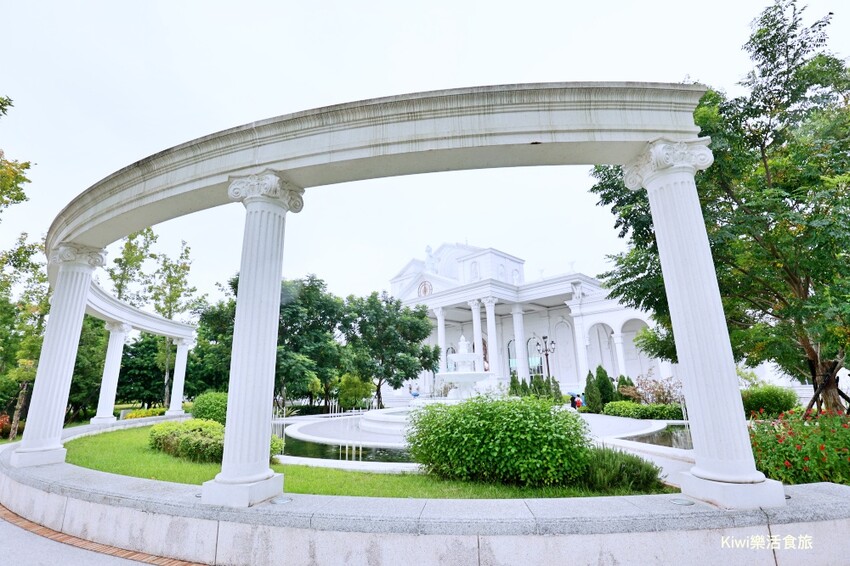 嘉義景點蓋婭莊園︱康倪時代美學生技園區，全台首座最美希臘城堡莊園.最美的廁所禮物盒.希臘神話場景網美拍