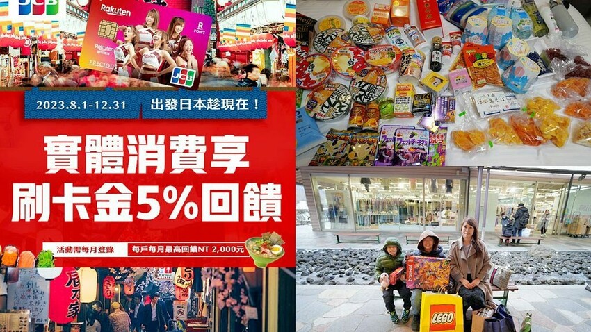 樂天JCB信用卡 ❙ 日本實體消費享5%刷卡金回饋,旅日必備 樂天JCB信用卡 ❙ 日本實體消費享5%刷卡金回饋,旅日必備