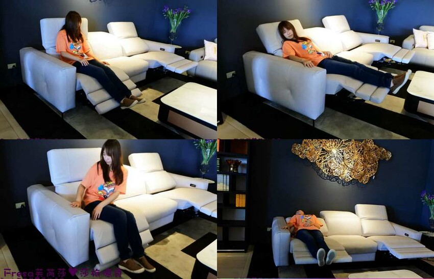 高雄傢俱【晶華傢俱】沃荷高品質沙發超舒服.電動沙發平躺腿枕多角度│高雄沙發│鳥松店 - Fresa芙芮莎♥莎旅憶食