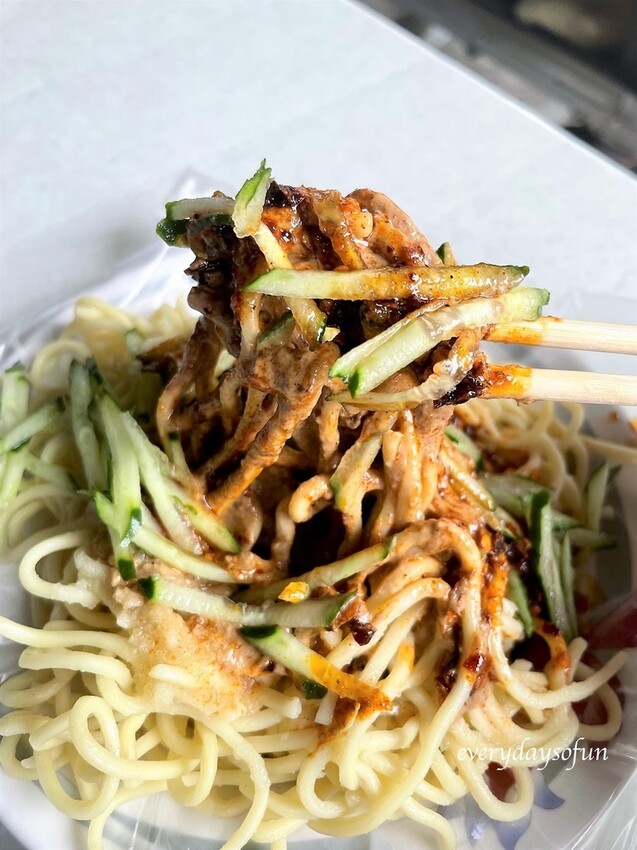 涼麵常見的細麵