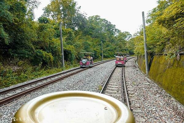 苗栗旅遊。勝興車站 舊山線鐵道電動自行車  懷舊景點小火車之