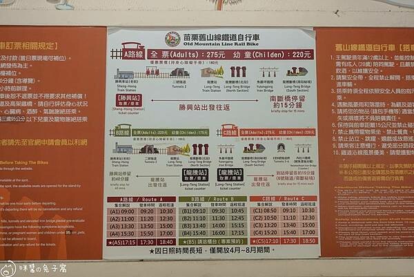 苗栗旅遊。勝興車站 舊山線鐵道電動自行車  懷舊景點小火車之