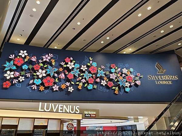 新加坡樟宜機場第三航廈蝴蝶園與藝術作品
