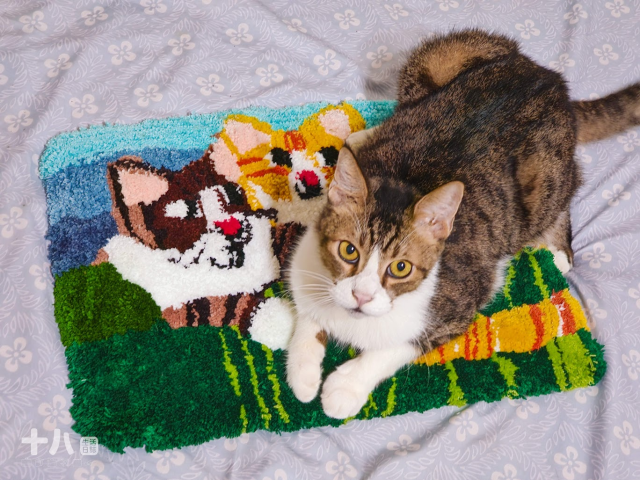 【台北生活】Does Art 都是藝術 台北館｜DIY製作簇絨地毯，緬懷已經成為天使的毛孩，以愛紀念一直永存於心『寵物友善店家』