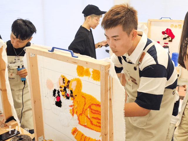 【台北生活】Does Art 都是藝術 台北館｜DIY製作簇絨地毯，緬懷已經成為天使的毛孩，以愛紀念一直永存於心『寵物友善店家』