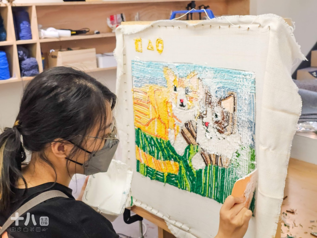 【台北生活】Does Art 都是藝術 台北館｜DIY製作簇絨地毯，緬懷已經成為天使的毛孩，以愛紀念一直永存於心『寵物友善店家』