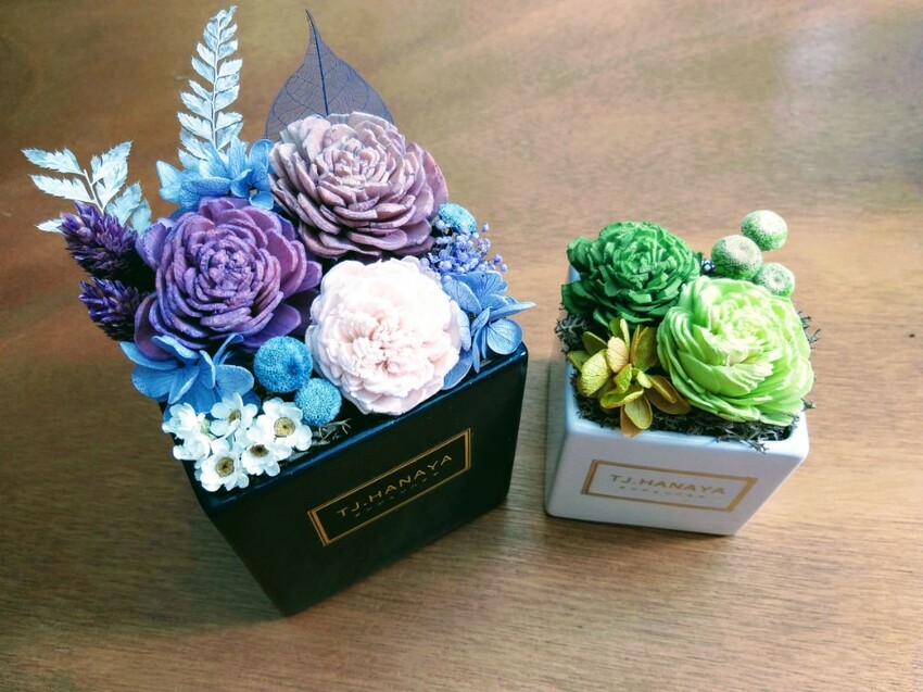 【生活】台北東區花店「TJ.HANAYA-緹緁花屋」永生花繽