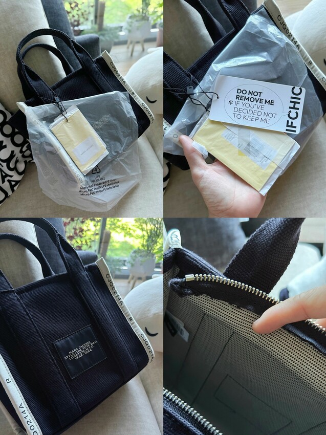 IFCHIC國際電商平台精品購物初體驗、評價|MARC JACOBS小型提花托特包開箱|下單滿USD$50直接免運 - 萍姐愛分享