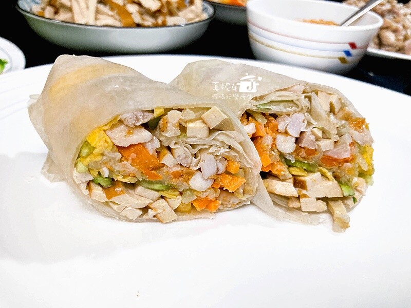 烹飪筆記│潤餅捲,低熱量內餡外加自己做的Q彈潤餅皮