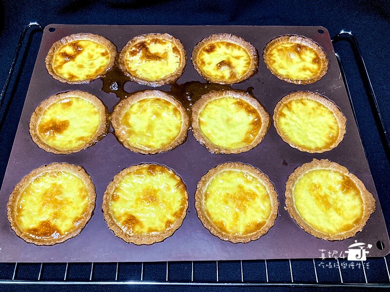 烘焙筆記│蛋塔，不用排隊的濃郁奶香味好吃蛋塔