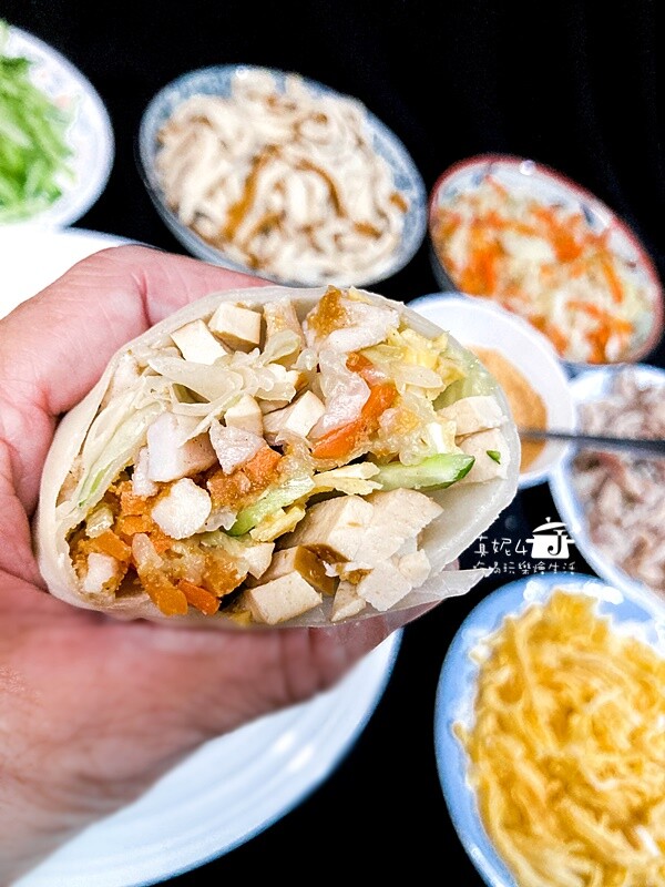 烹飪筆記│潤餅捲,低熱量內餡外加自己做的Q彈潤餅皮