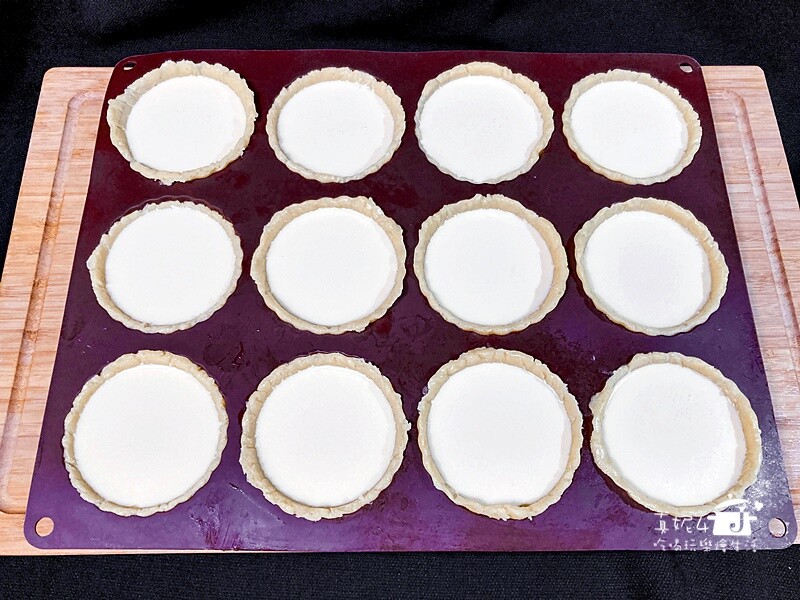 烘焙筆記│蛋塔，不用排隊的濃郁奶香味好吃蛋塔