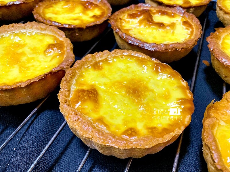 烘焙筆記│蛋塔，不用排隊的濃郁奶香味好吃蛋塔