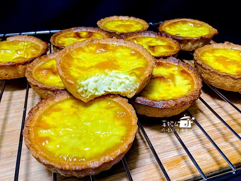 烘焙筆記│蛋塔，不用排隊的濃郁奶香味好吃蛋塔