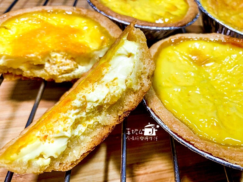 烘焙筆記│蛋塔，不用排隊的濃郁奶香味好吃蛋塔