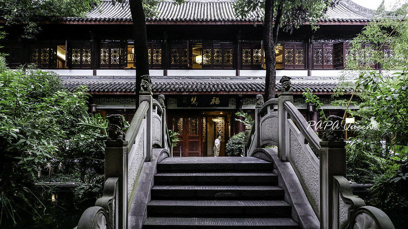 成都旅遊 |文殊院II-香園 吃素齋 成都人喝茶是日常!