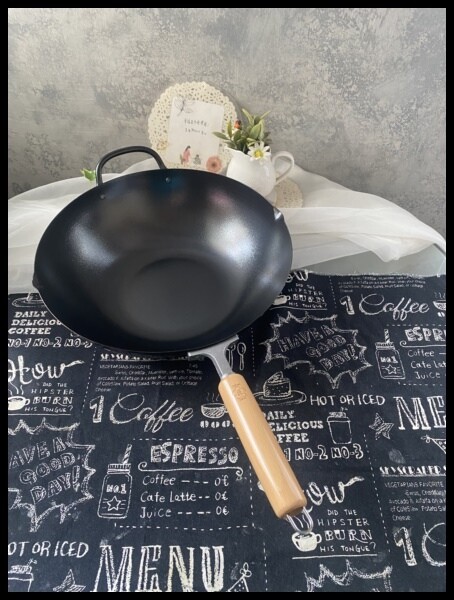 【日本TAKUMI】匠 岩紋鐵炒鍋/中華鐵鍋33cm(獨家聯名款) 家庭主婦（夫）廚房裡的必備鍋具,日常料理.年節宴