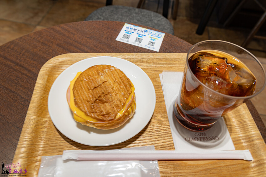Caffe Ciao presso｜京都日本–最有京都風味的咖啡，上面有著超萌藝妓圖案，品嚐早餐的好地方