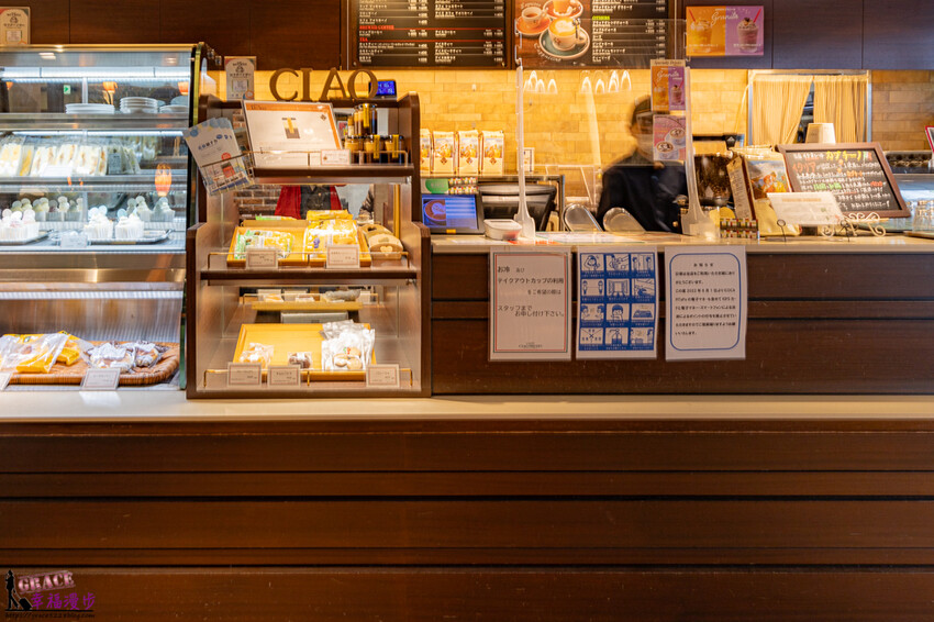 Caffe Ciao presso｜京都日本–最有京都風味的咖啡，上面有著超萌藝妓圖案，品嚐早餐的好地方