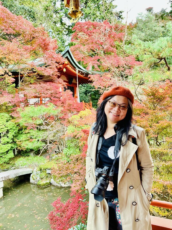 【亞洲，日本】京都紅葉名所～毘沙門堂 門跡 紅葉階梯。（京都賞楓/京都景點）