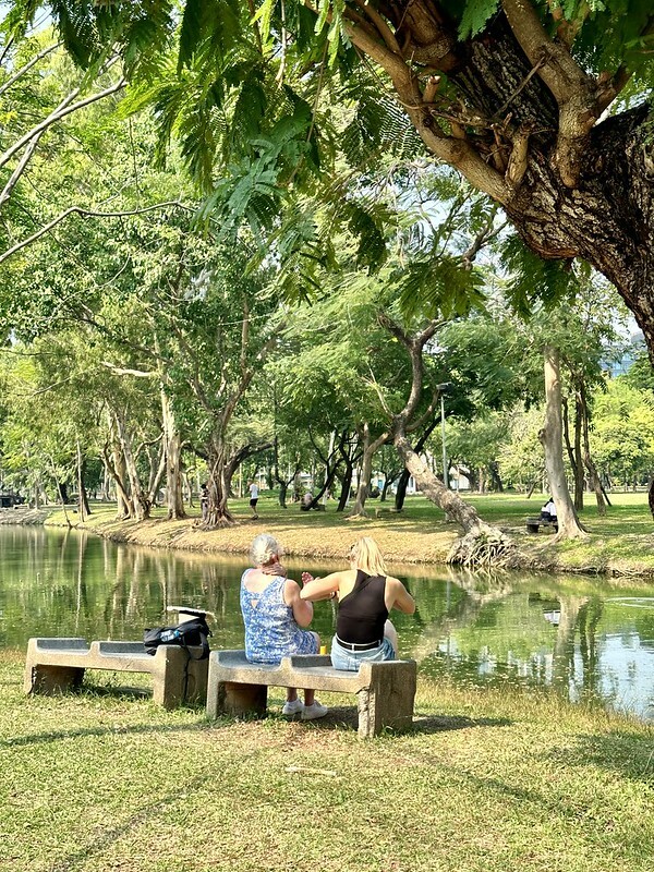 【泰國，曼谷】漫步城市中的綠地「曼谷百年歷史倫披尼公園」（ Lumpini Park  สวนลุมพินี），還有免費的天