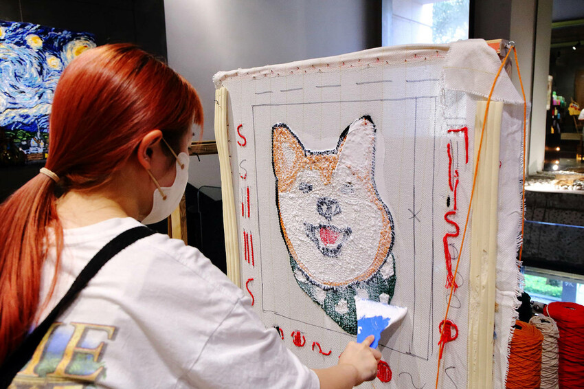 自己的地毯自己做!手作地毯Tufting初體驗!全台灣最大最 自己的地毯自己做!手作地毯Tufting初體驗!全台灣最大最