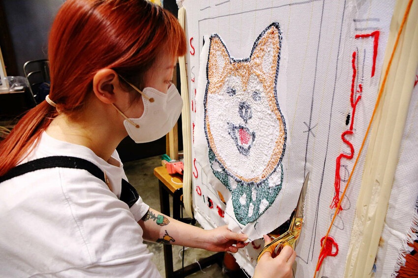 自己的地毯自己做!手作地毯Tufting初體驗!全台灣最大最 自己的地毯自己做!手作地毯Tufting初體驗!全台灣最大最