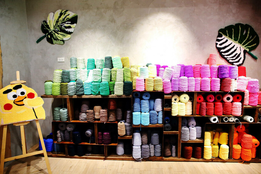 自己的地毯自己做!手作地毯Tufting初體驗!全台灣最大最 自己的地毯自己做!手作地毯Tufting初體驗!全台灣最大最