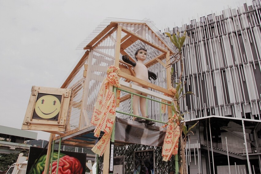 鶯歌新北市美術館2023Ｏ起來，錯過台灣設計展沒關係，鋁管建築也很有看頭！