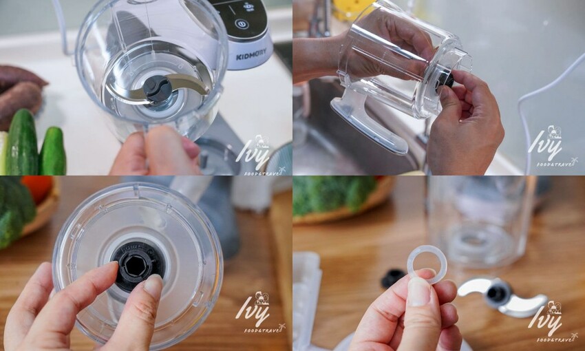 KIDMORY觸控智慧型食物調理機 |寶寶副食品必備神器，清洗、蒸煮、消毒、攪拌、解凍一機搞定寶寶輔食！ - 艾薇覓食趣