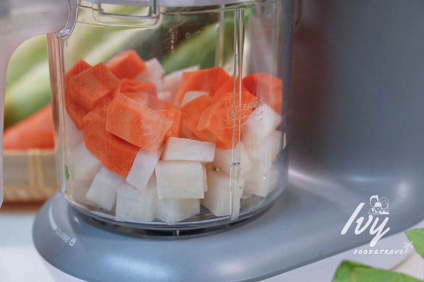 KIDMORY觸控智慧型食物調理機 |寶寶副食品必備神器，清洗、蒸煮、消毒、攪拌、解凍一機搞定寶寶輔食！ - 艾薇覓食趣